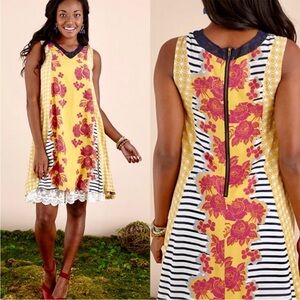 Matilda Jane once upon a time Golden Key Dress women’s size medium.‎